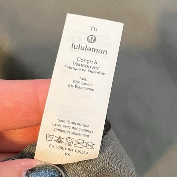 Lululemon Vinyasa Scarf Camo Green Wrap Cotton Adjustable Snap Button Blanket - Picture 5 of 5